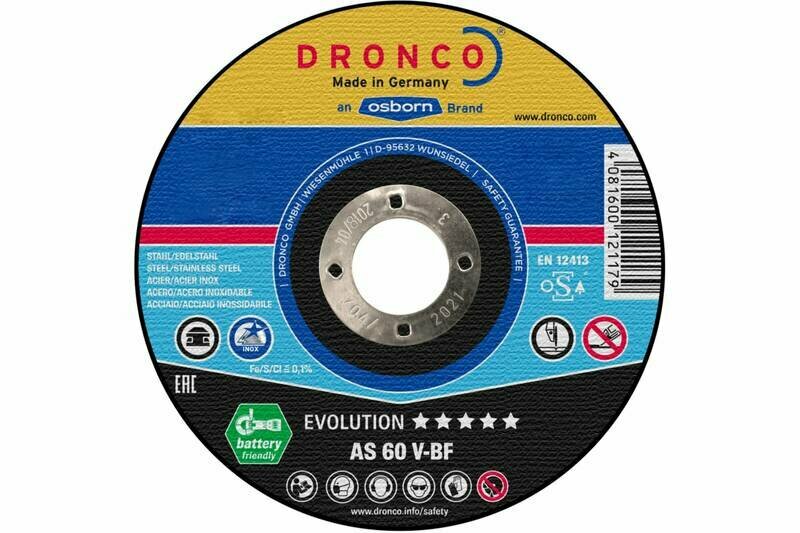 Диск отрезной по металлу DRONCO Evolution AS60V 1111246100