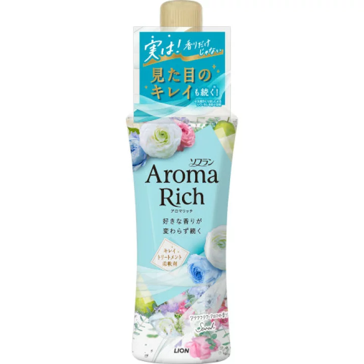 Кондиционер для белья Lion Япония Aroma Rich Sarah унисекс, 520 мл