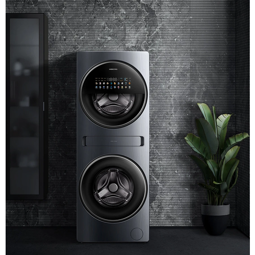 Стиральная машина с сушкой HIBERG TOWER i-DD 107-612 Sd инверторный двигатель темно-серый 214513₽