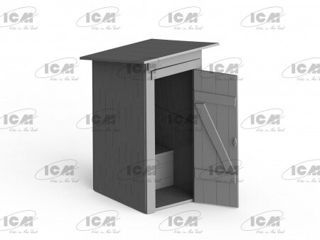 Сборная модель Полевой туалет (1/35) 35800 ICM — фото 1