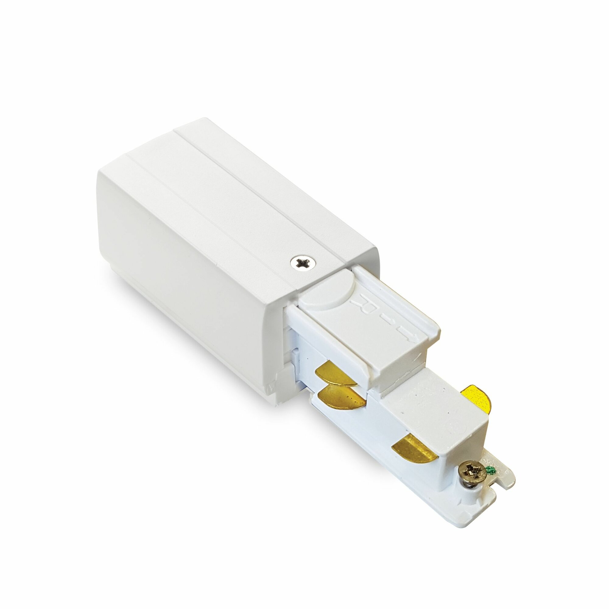 Ввод питания шинопровода конечный ideal lux Link Trimless DALI 230В Правый Белый Диммируемый Для трехфазного шинопровода 246543.