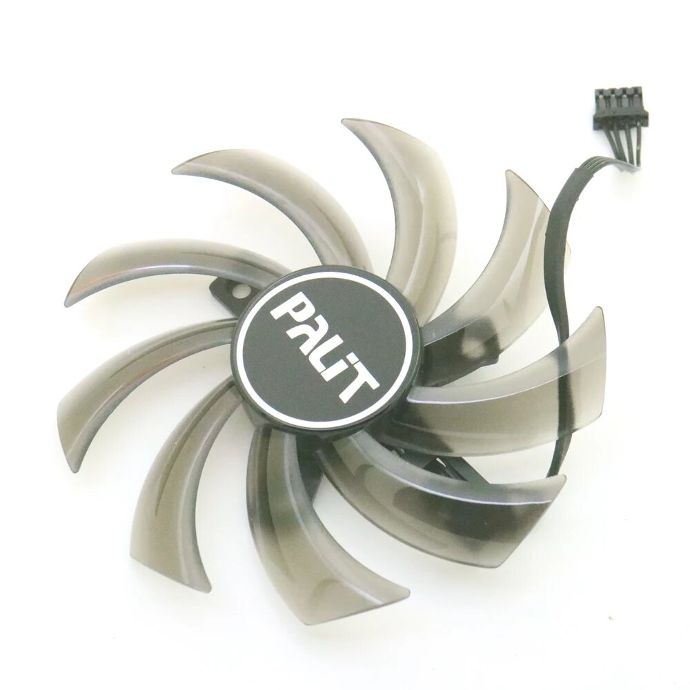 Oriental Matrix вентилятор охлаждения для видеокарты PALIT GeForce RTX3050 RTX3060, TH9210S2M-PAA01-Fan, Нет цветная (RGB), серый
