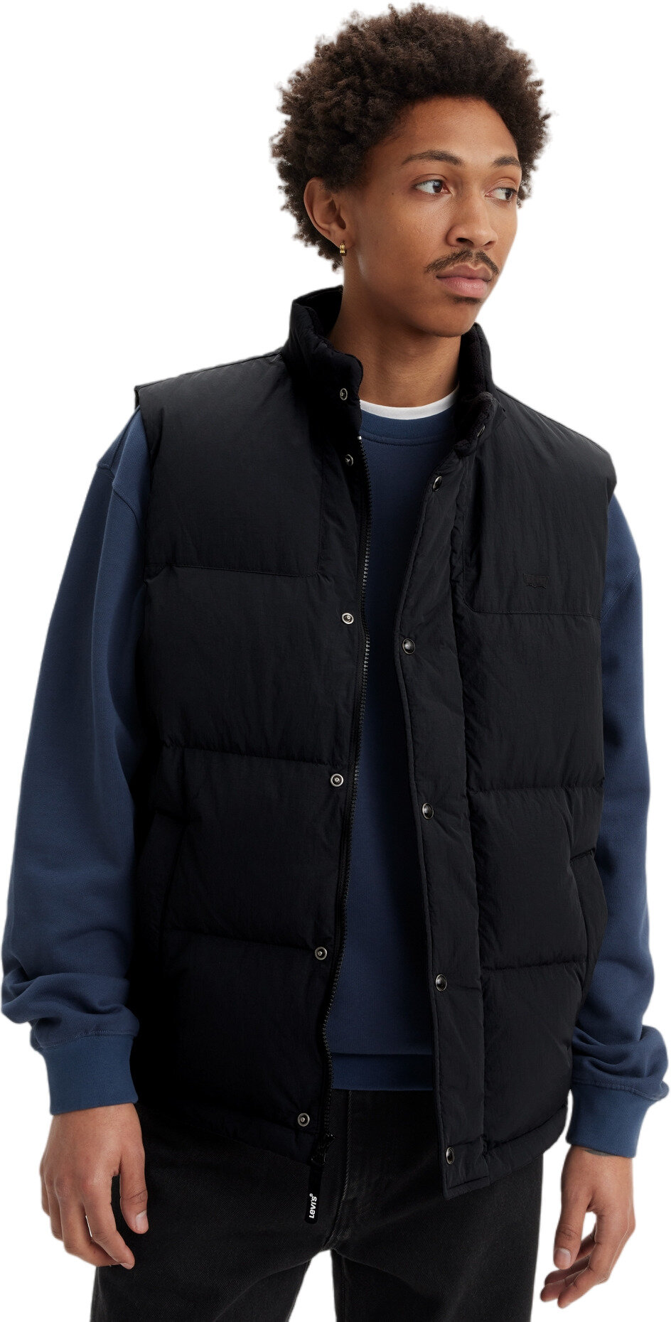 Жилет спортивный Levi's Men Rockridge Vest, размер L, черный — фото 1