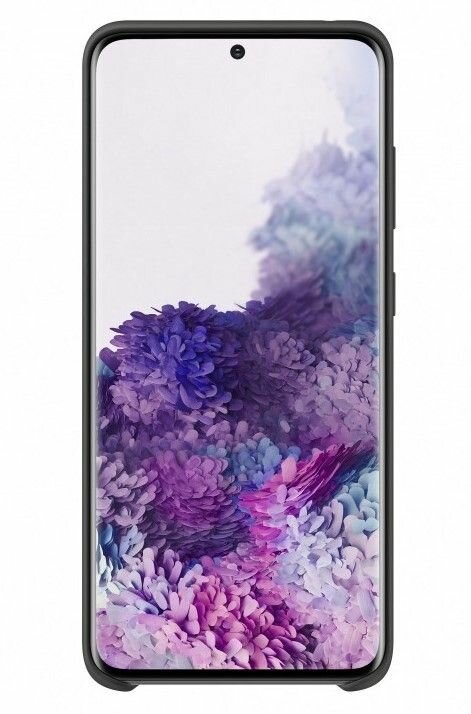 Чехол (клип-кейс) SAMSUNG Silicone Cover, для Samsung Galaxy S20, черный [ef-pg980tbegru] - фото №3