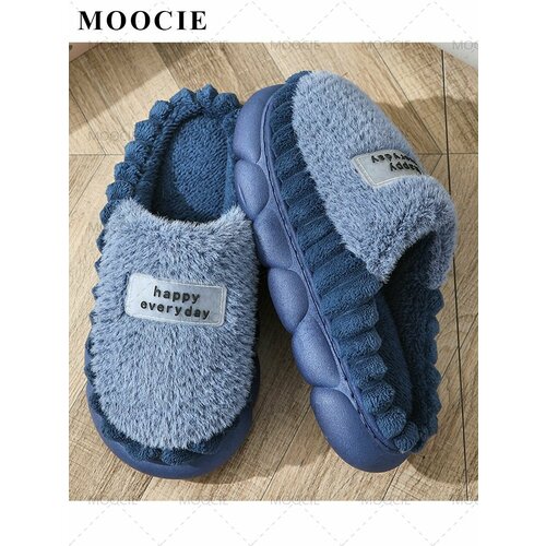 фото Тапочки moocie, размер 40-41eu, темно-синий