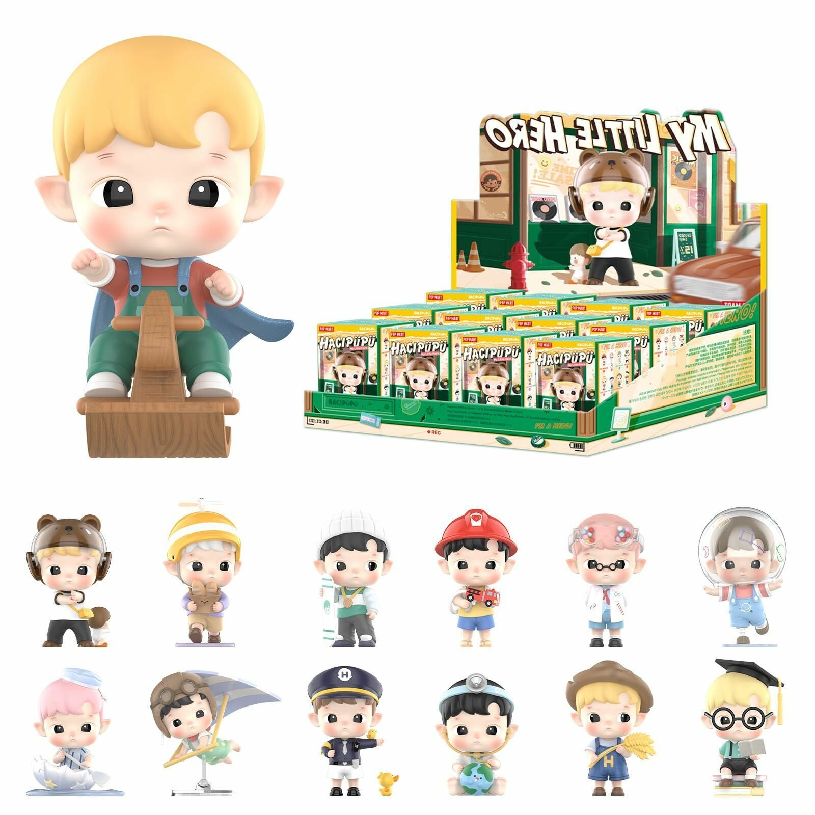 Коллекционная фигурка Слепая коробка HACIPUPU My Little Hero Series,1pc