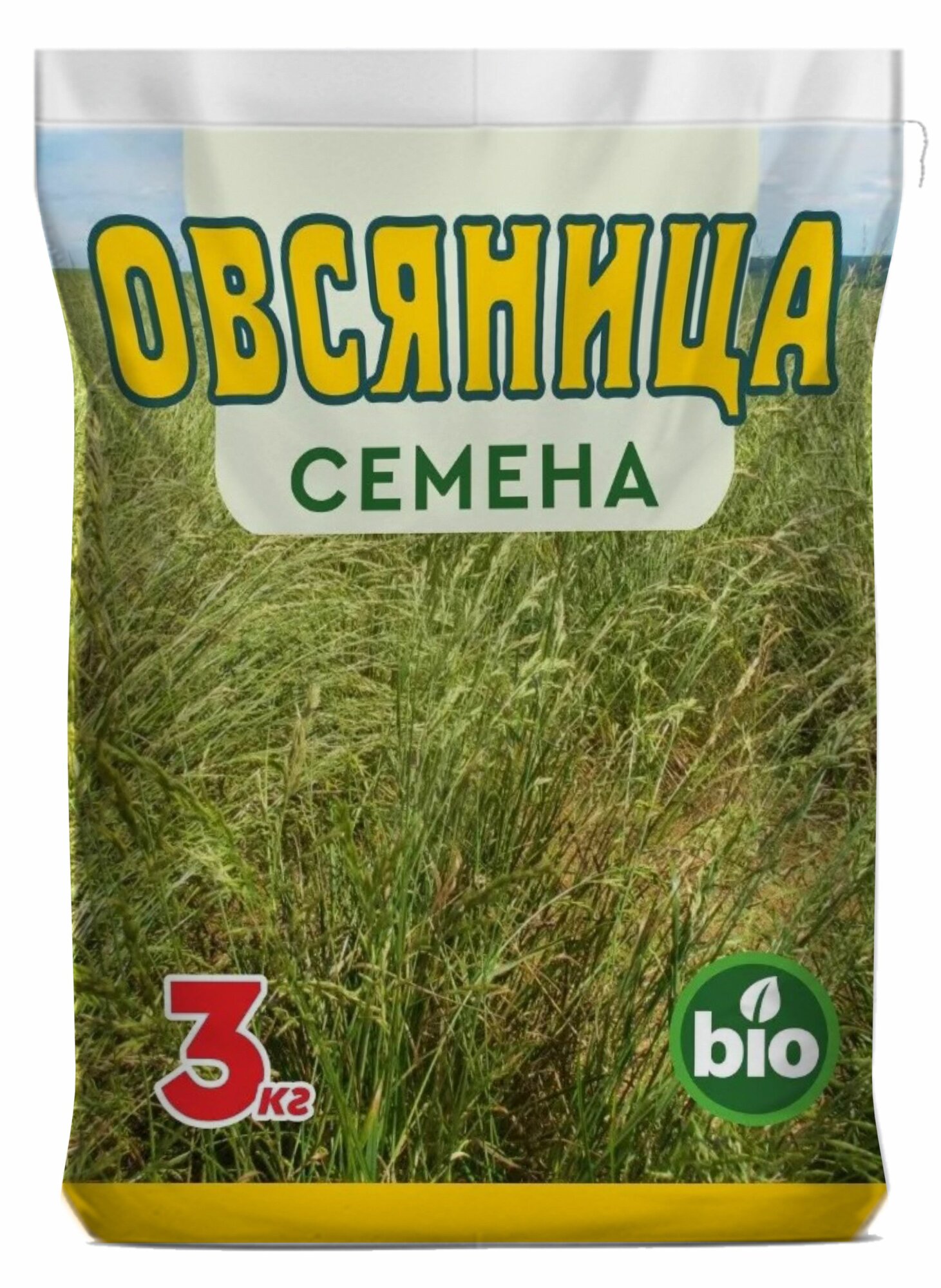 Овсяница луговая семена газонная трава многолетняя зеленое удобрение  3 кг 
