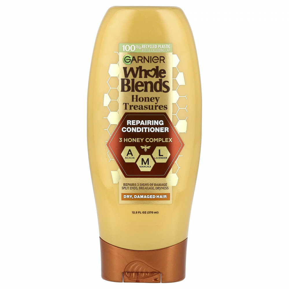 Garnier, Восстанавливающий кондиционер Whole Blends, «Медовые сокровища», 370 мл