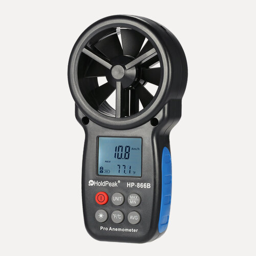 Изображение товара HoldPeak HP-866B Mini LCD цифровой анемометр скорости ветра скорость скорости.