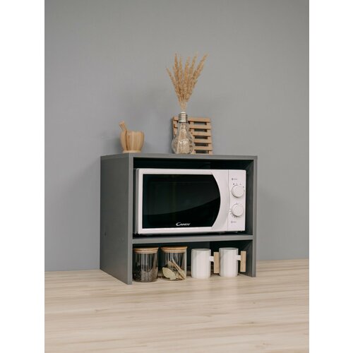 Полка настольная для микроволновки, микроволновой печи, СВЧ на кухню на стол, подставка для принтера 53х48х40 см