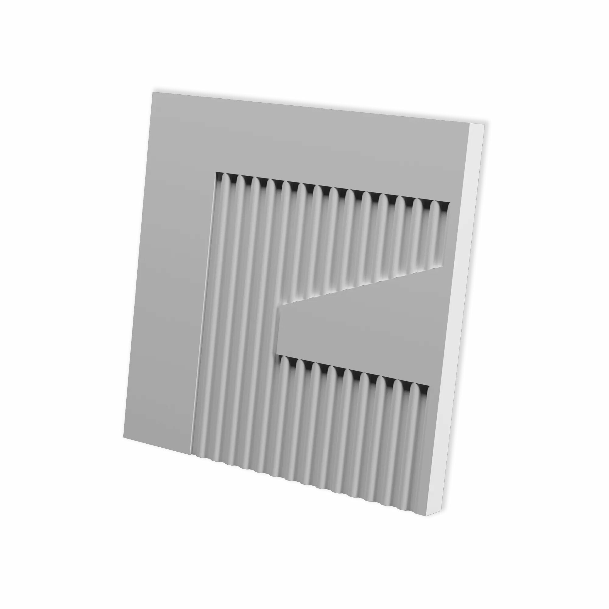 3D стеновая панель из гипса MECCANO-3 артикул E-0258 от Artpole