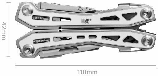 Пассатижи Xiaomi Мультитул Xiaomi HuoHou Multifunction Knife K20 HU0254 серебро