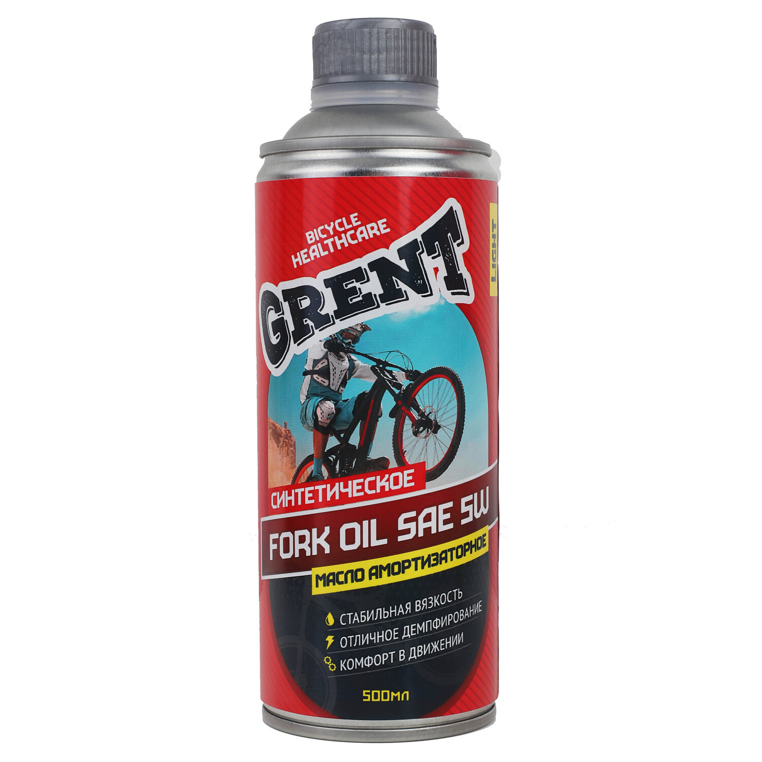 Grent Масло амортизаторное Grent Fork Oil 5W 500мл (40785), цвет Красный