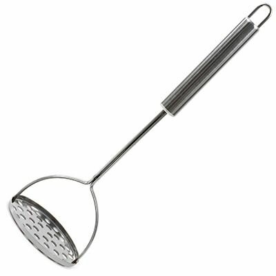 Картофелемялка КНР из нержавеющей стали, 8,5х6,8 см, длина 29 см