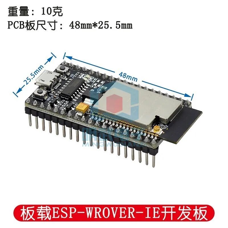 Макетная плата ESP32/ESP-32S NodeMCU-32S CH340 MICRO USB WiFi + для Bluetooth со сверхнизким энергопотреблением, двухъядерный ESP32-WROOM, ESP-WROVER-IE