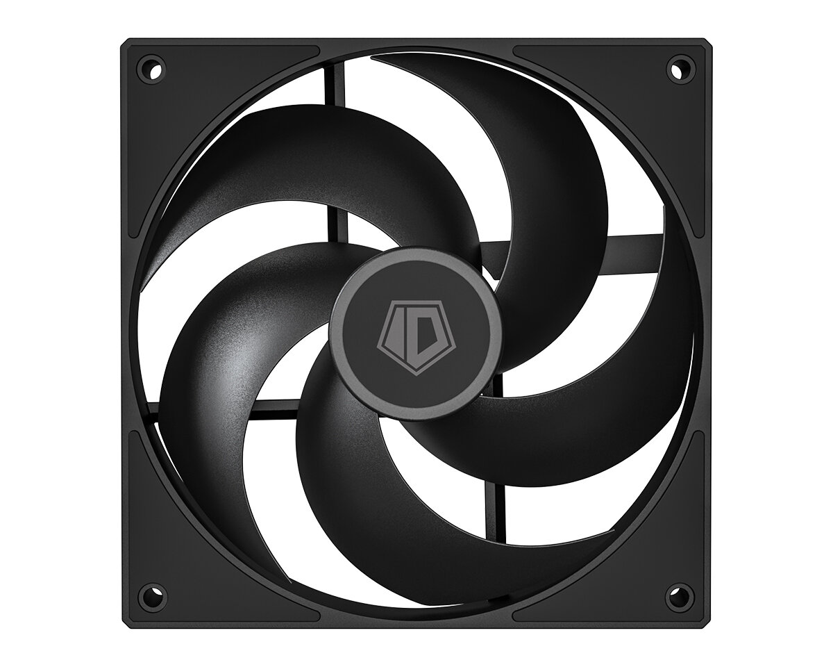 Вентилятор для корпуса ID-Cooling AS-140-K Black (72.2CFM, 24.9dB(A), 1.44W, PWM) — фото 1