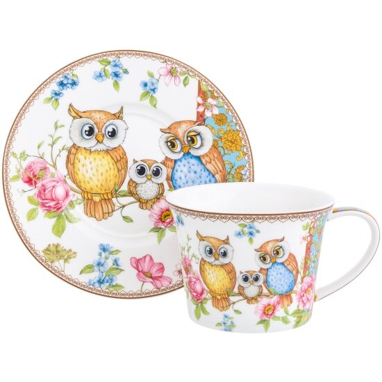 Чайная пара Elan Gallery Еlan Gallery NEW BONE CHINA 