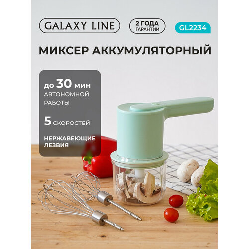 фото Аккумуляторный миксер galaxy gl2234 50вт galaxy line