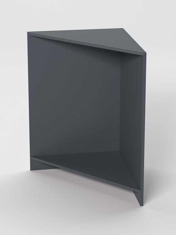 Прилавок "эконом" №6 угловой, Темно-серый. Производитель товара - компания Westcom.