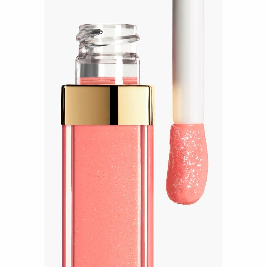 Chanel Увлажняющий ультраглянцевый блеск для губ Rouge Coco Gloss, 166 Physical