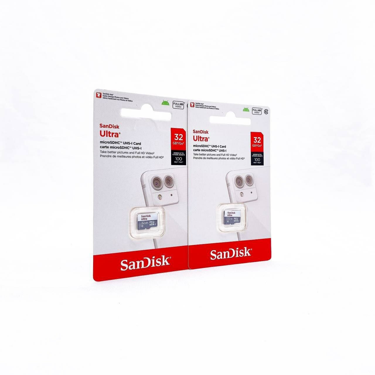 Флэш-накопитель для телефона, Флэш-карта SanDisk Ultra MicroSD 32 ГБ, Скорость чтения до 100 МБ/с