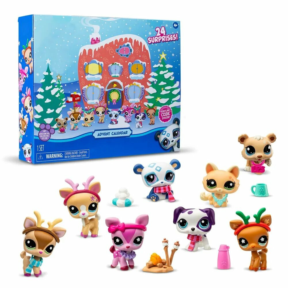 Адвент календарь/Адвент-календарь 2024 - LPS Ген 7, фигурки-сюрпризы, коллекционная игрушка для детей от 4 лет.