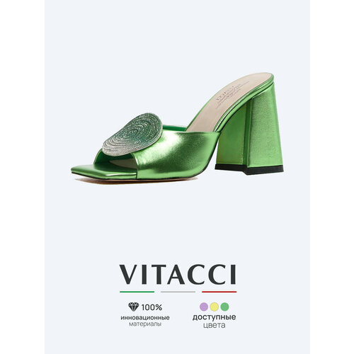 фото Сабо vitacci, размер 38, салатовый