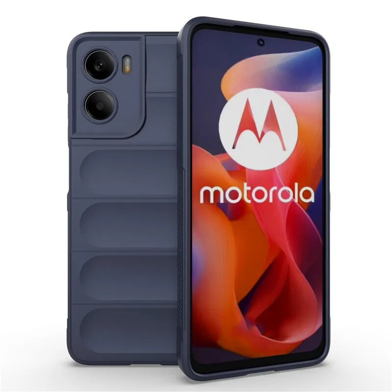 Для Motorola Moto G05 Чехол Moto G05 G15 G35 G55 G75 G85 G24 G34 G54 For Moto G15, Синий, DarkBlue