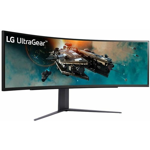 49 Монитор LG UltraGear 49GR85DC-B 5120x1440 VA 240Гц 2хHDMI 1хDP изогнутый черный 49gr85dc-b aruz 131770₽