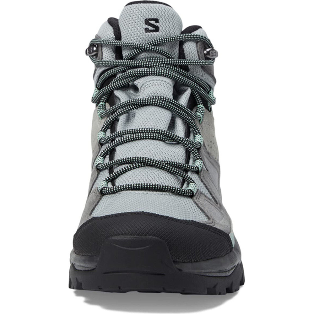 Ботинки Salomon Quest Rove GTX W 2025 (Quarry / Quiet Shade / Black 5), размер US: 5, серый — фото 1