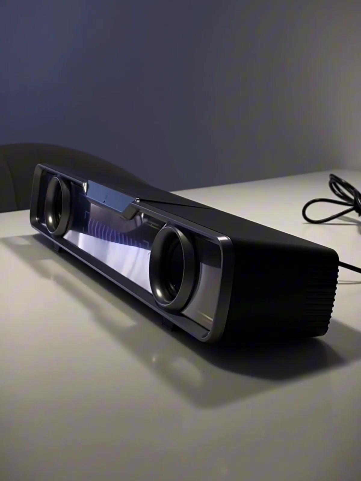 Колонка саундбар BlackRED для компьютера и ноутбука с Bluetooth и неоновой подсветкой — фото 1