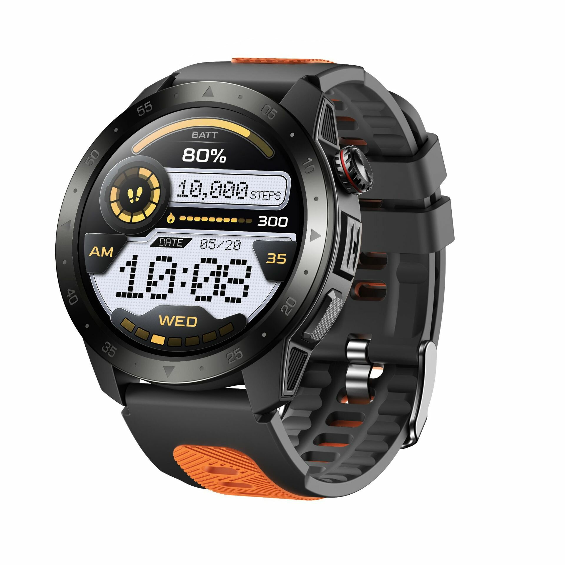 Смарт-часы GTX2, GPS, Барометр, Компас, AMOLED дисплей 1.43", до 14 дней работы без зарядки