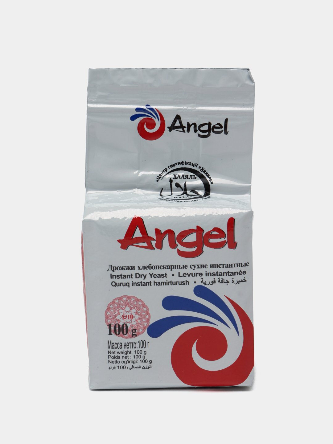 Дрожжи Angel, прессованные, 100г, без ГМО, картонная упаковка