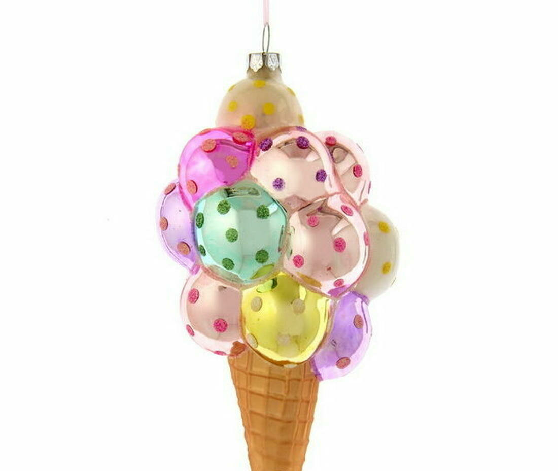 Ёлочная игрушка, стекло, 16 см, Kurts Adler — фото 1