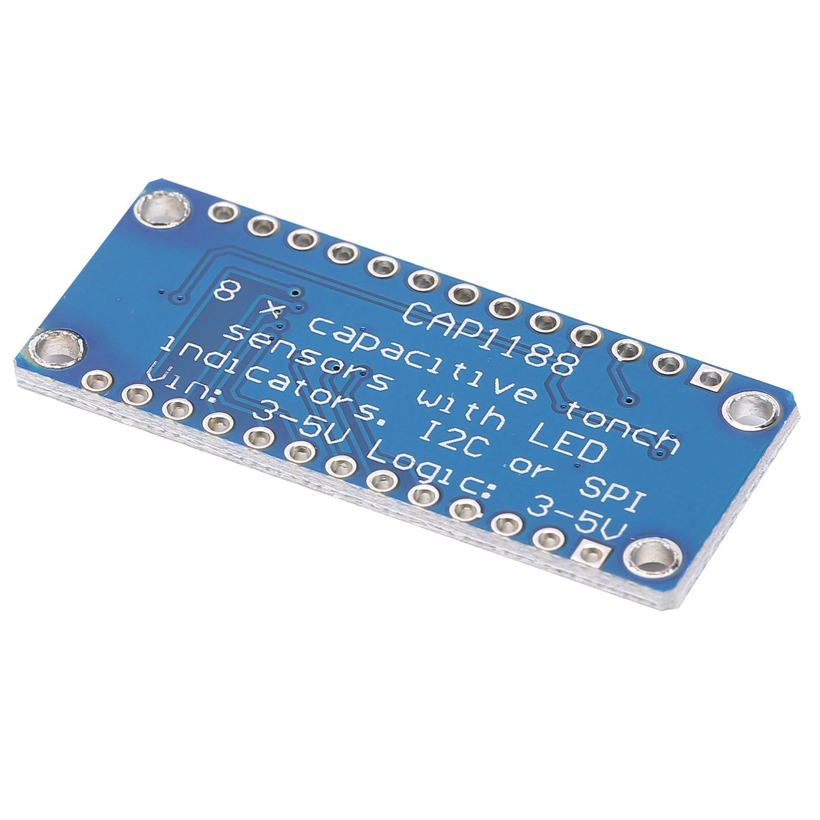 Цифровой емкостный сенсор, 8-кнопочный, I2C/SPI, для простого подключения