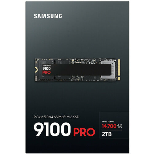 Накопитель M2 SSD Samsung 9100 PRO 2TB PCIe 50 x4 MZ-VAP8T0 2999000₽