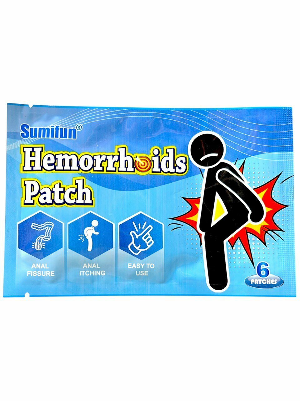 Пластырь от геморроя Sumifun Hemorrhoids Patch 6 патчей
