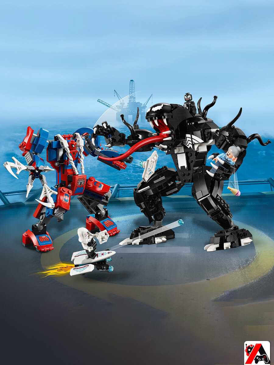 Конструктор Марвел Человек-паук против Венома — фото 1