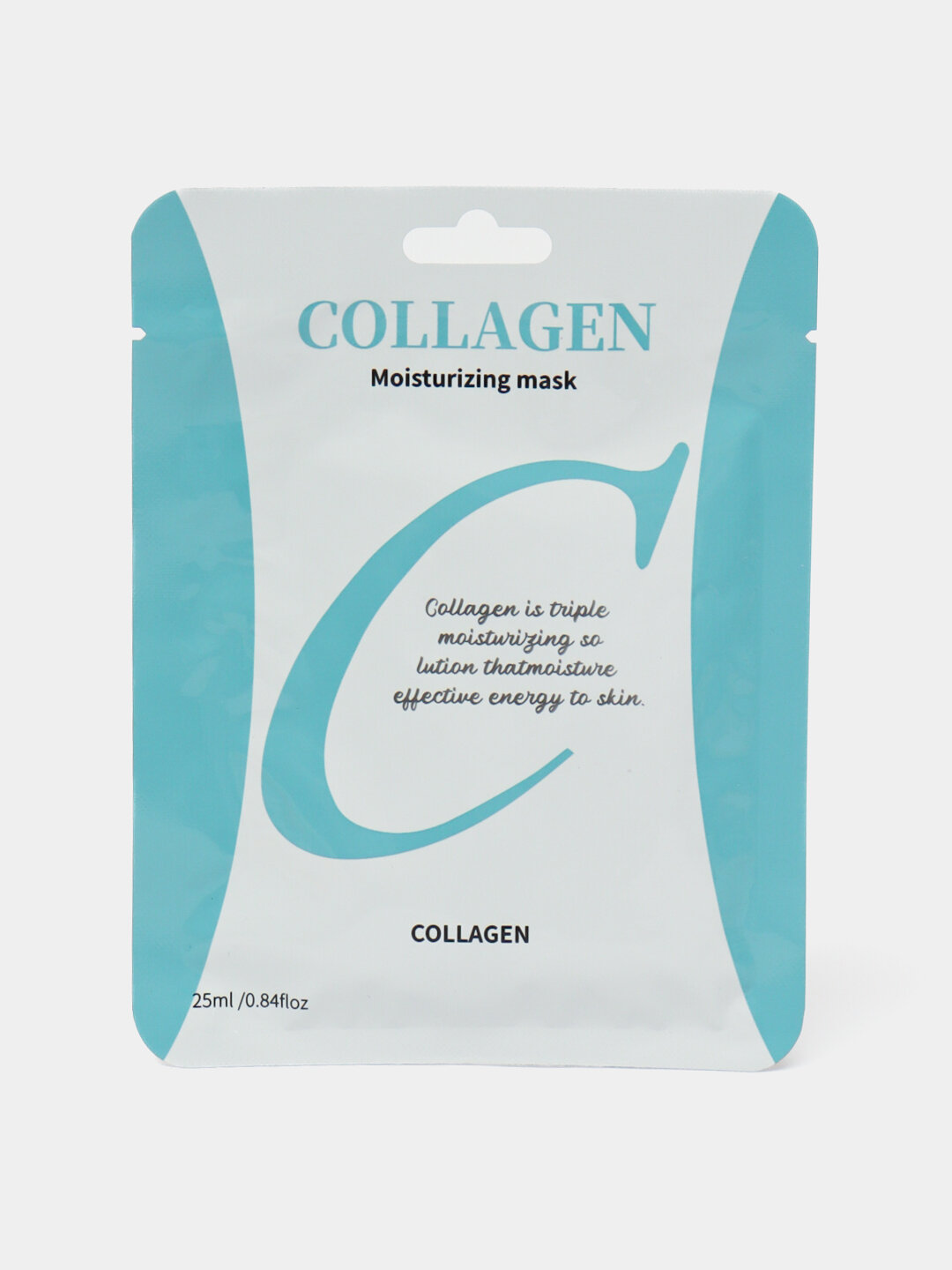 Тканевая маска "Collagen", для всех типов кожи лица, с эффектом восстановления