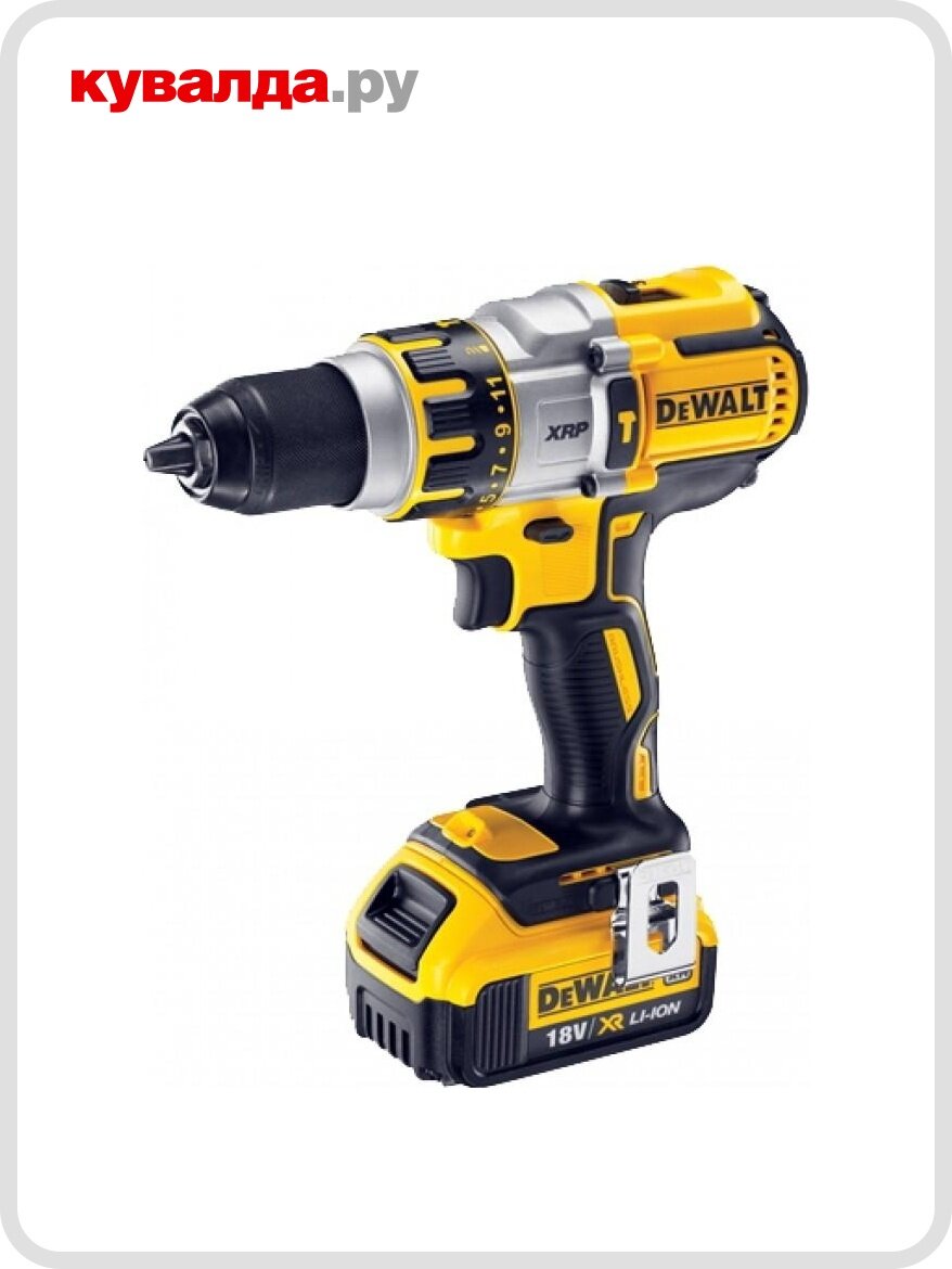 Аккумуляторная дрель-шуруповерт DeWALT ударная DCD996P2