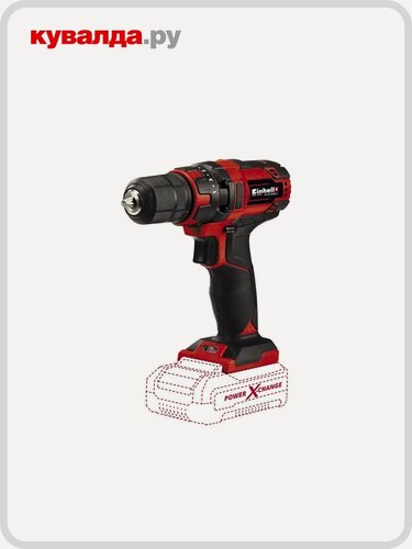 Изображение товара Дрель-шуруповерт аккумуляторная EINHELL TC-CD 18/35 Li без АКБ и ЗУ