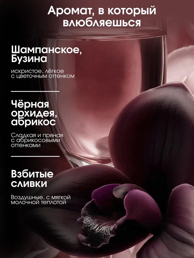 La Fabrique, молочко для тела, аромат "шампанское, абрикос и орхидея", парфюмированный, 300 мл — фото 1