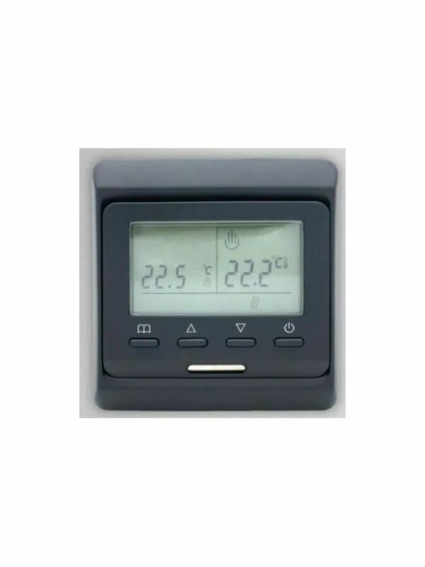 Терморегулятор/термостат Е-51.716 черный (жк-дисплей недельный)