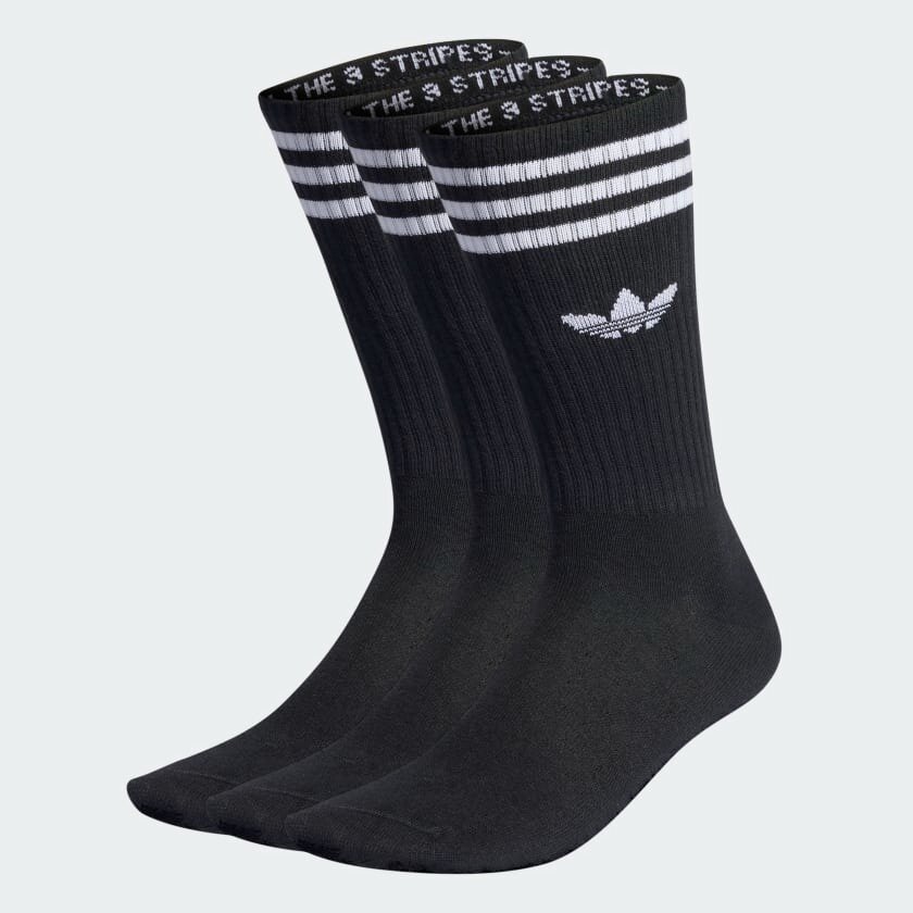 Носки 3 шт Adidas Originals, Цвет: черный, Размер: L
