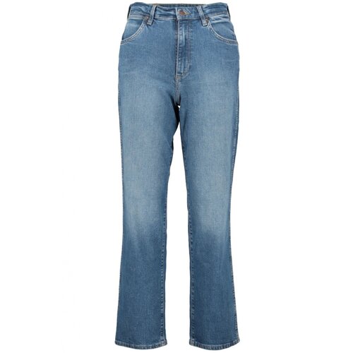 фото Джинсы мом wrangler mom straight, размер 28/32, синий