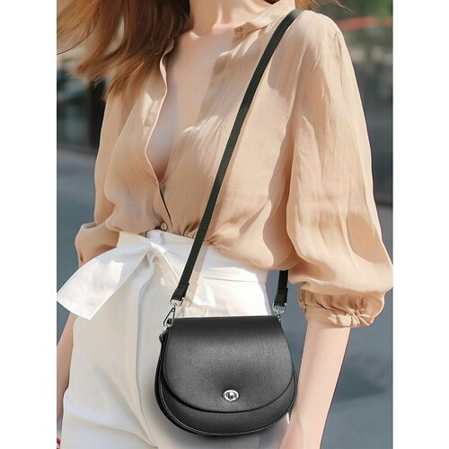 Сумка кросс-боди OVONZO, фактура матовая, черный