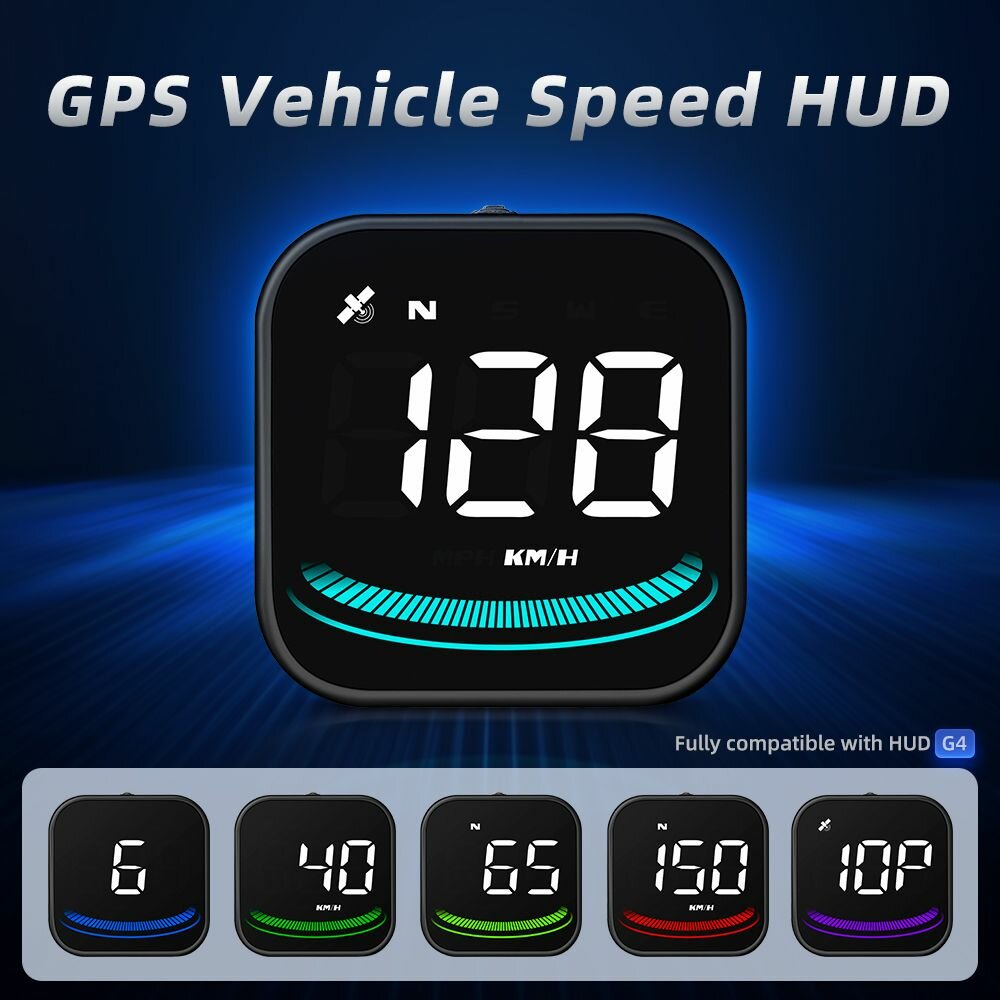 Проекционный дисплей для авто G4 HUD проектор на лобовое стекло GPS