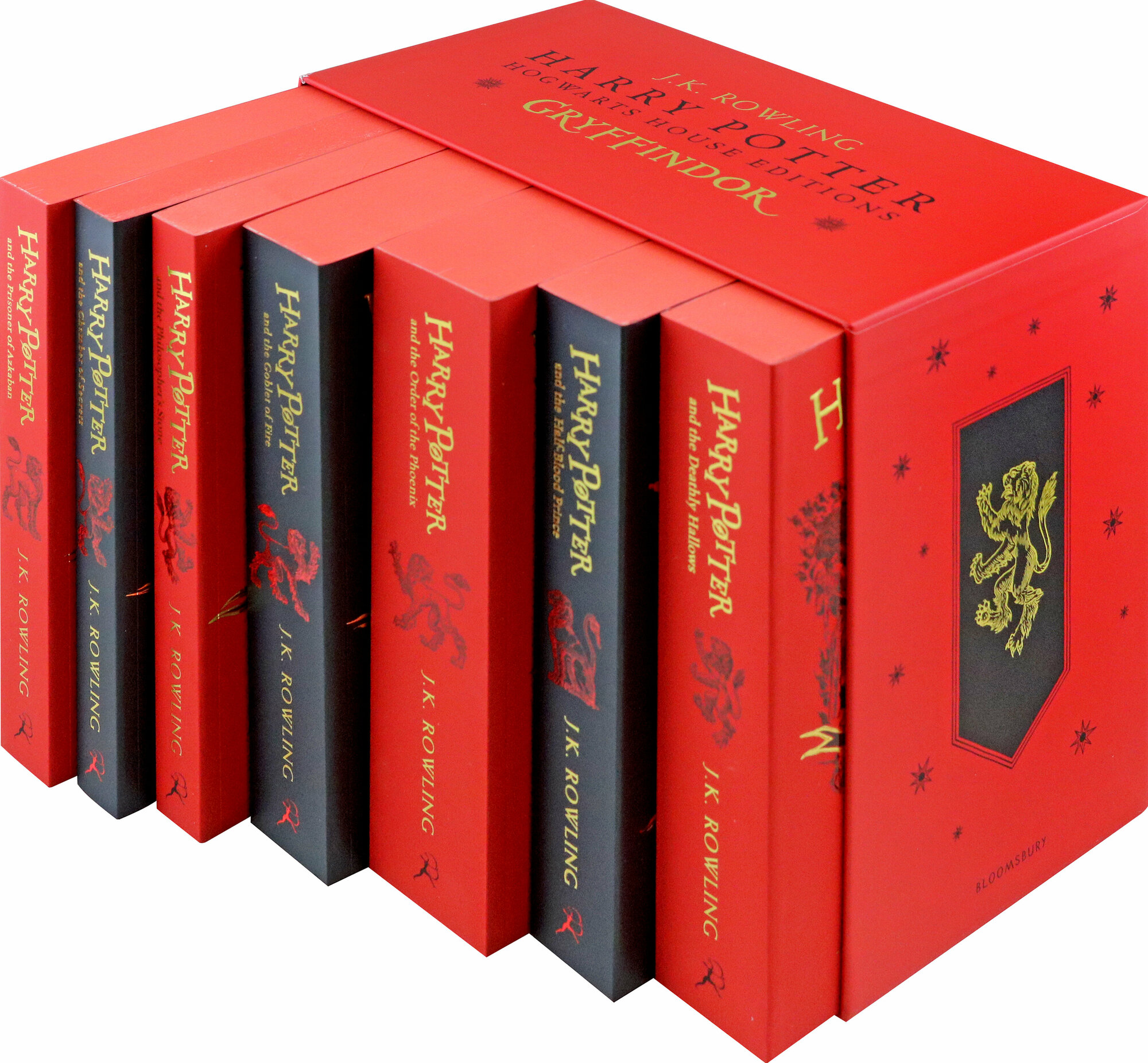 Harry Potter Gryffindor House Editions Paperback Box Set комплект из 7 книг - фото №10