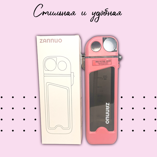 фото Спортивная бутылка для воды с трубочкой zannuo