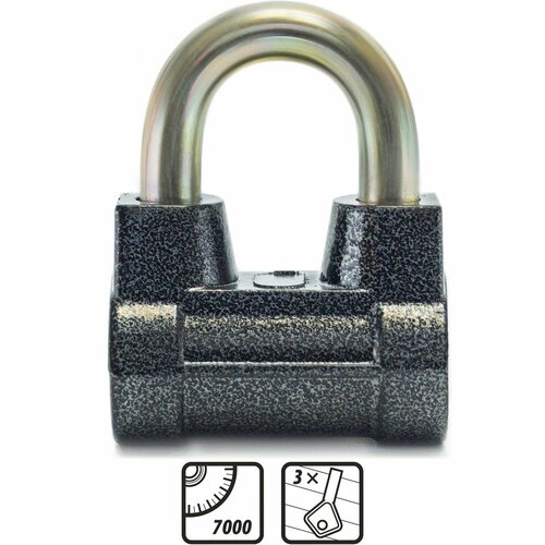 Замок навесной с закаленной дужкой 60 мм Политех Инструмент 372₽